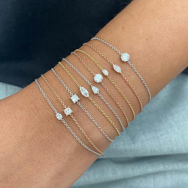 Radiant Sparkle Chain Bracelet