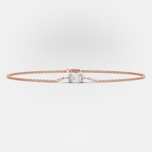 Radiant Sparkle Chain Bracelet