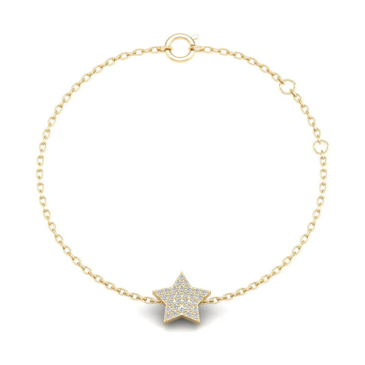 Twinkling Star Diamond Bracelet