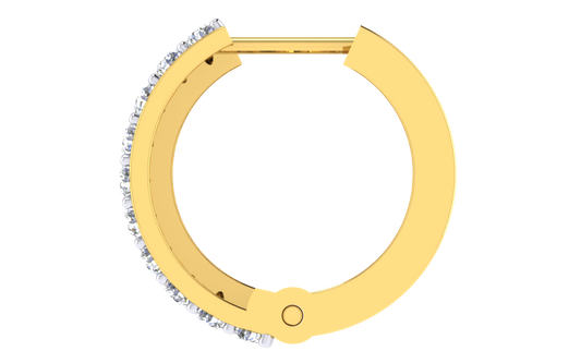 Golden Gala Hoop Earrings