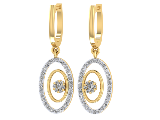 Luminous Cascade Hoops