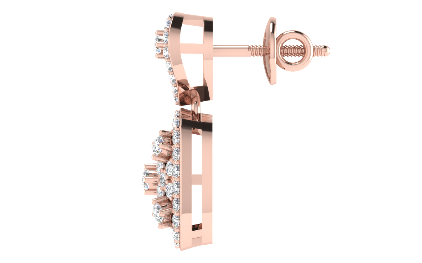 Roseate Lattice Earrings