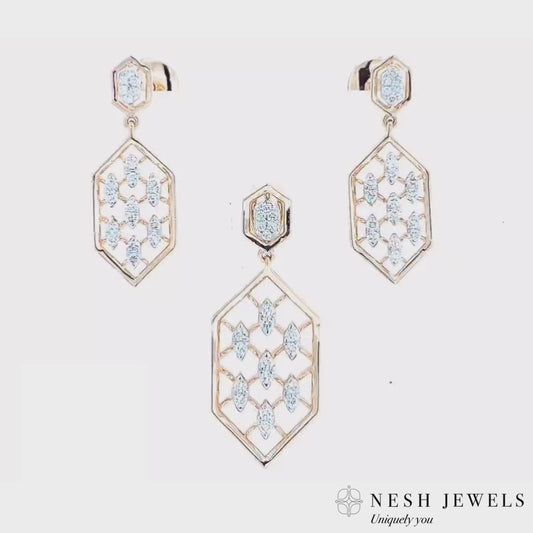 Radiant Marquise Mosaic Diamond Set