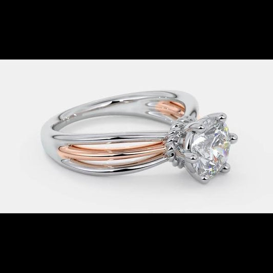 Aube Nouvelle Solitaire Ring