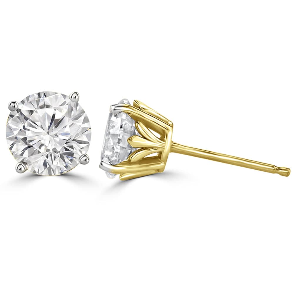 Solitaire Sparkle Studs