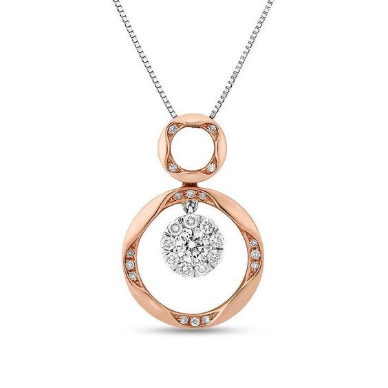 Harmony Circle Rose Gold Pendant