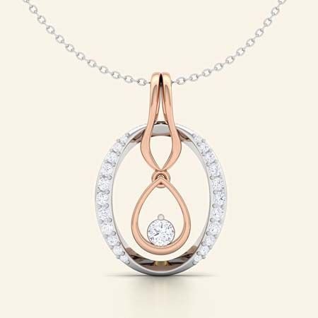 Eternal Loop Diamond Solitaire Pendant