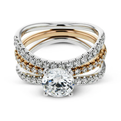 Solitaire Trinity Aura Ring