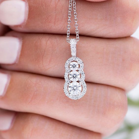 Trinity Sparkle Solitaire Pendant