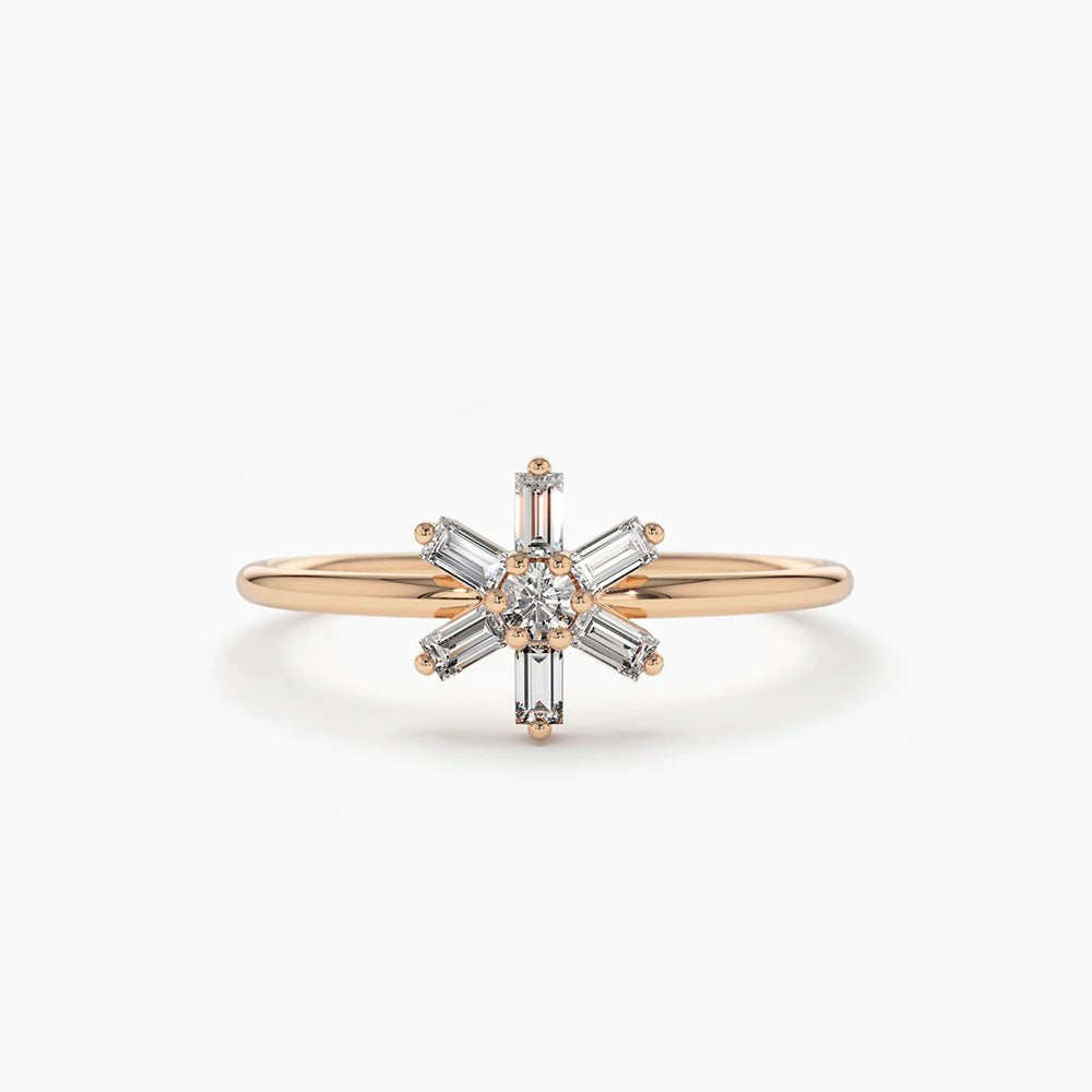 Baguette Radiance Ring