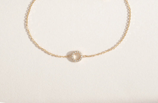 Circle of Light Diamond Bracelet