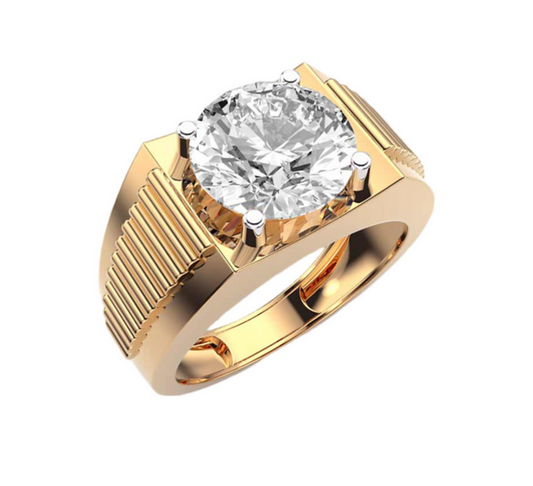 NESH Regal Solitaire Signet Ring