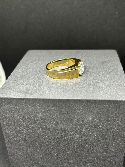 NESH Regal Solitaire Signet Ring
