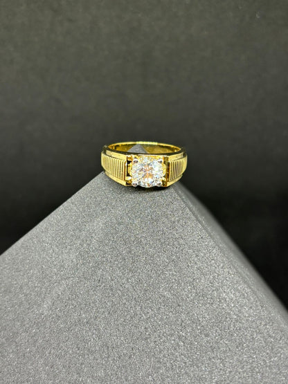 NESH Regal Solitaire Signet Ring