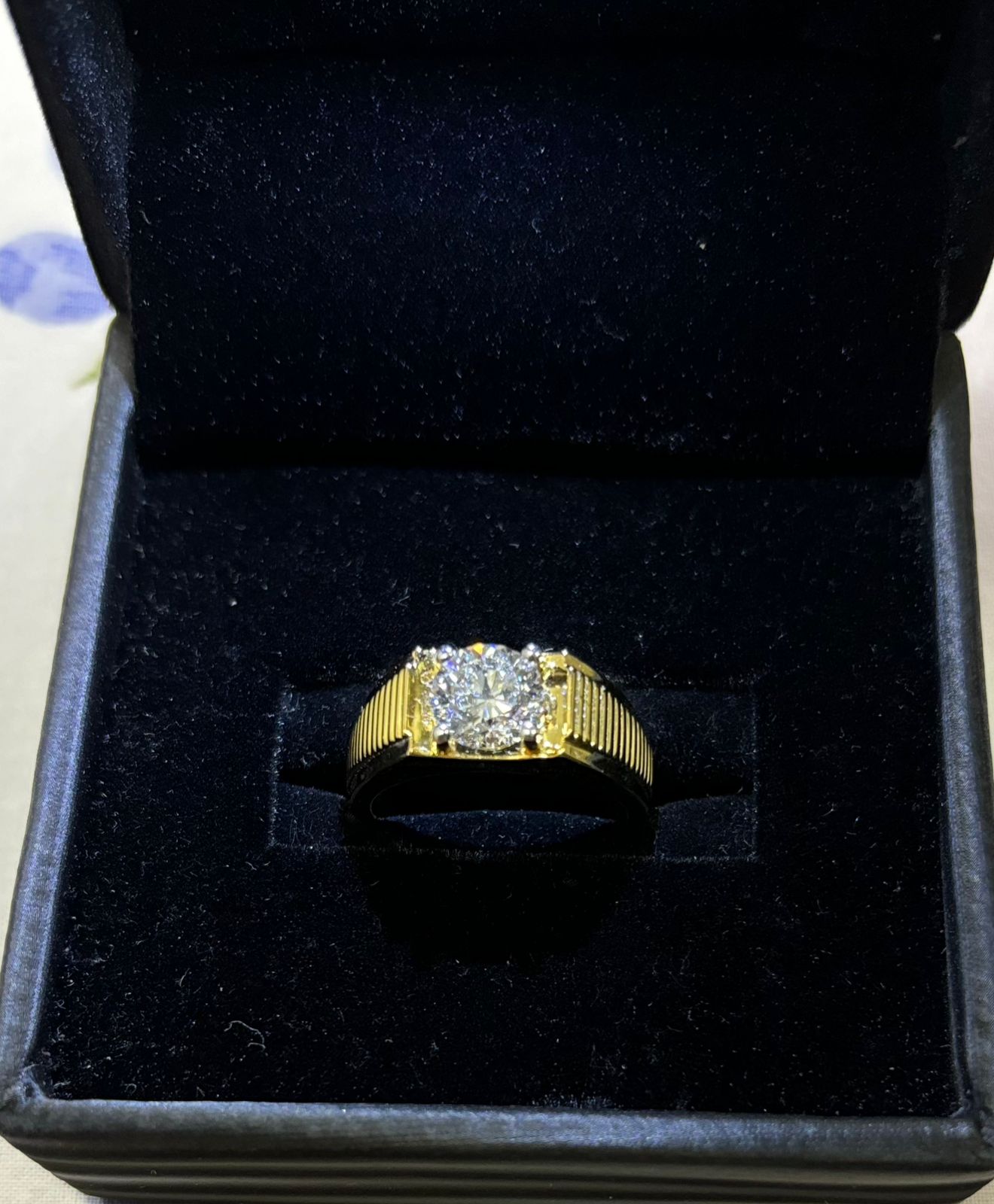 NESH Regal Solitaire Signet Ring