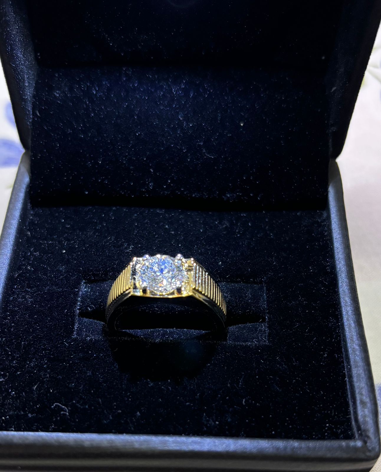 NESH Regal Solitaire Signet Ring