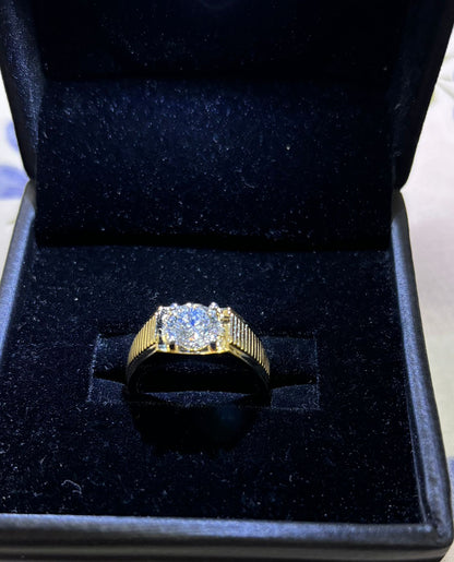 NESH Regal Solitaire Signet Ring