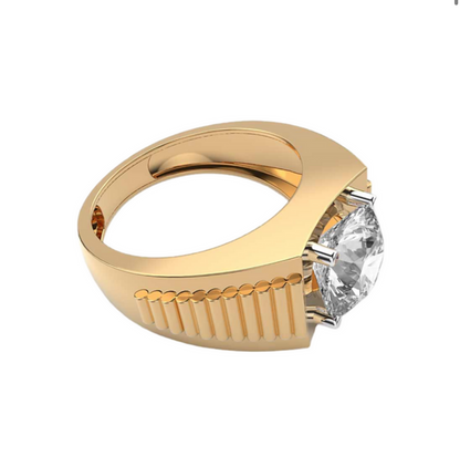 NESH Regal Solitaire Signet Ring