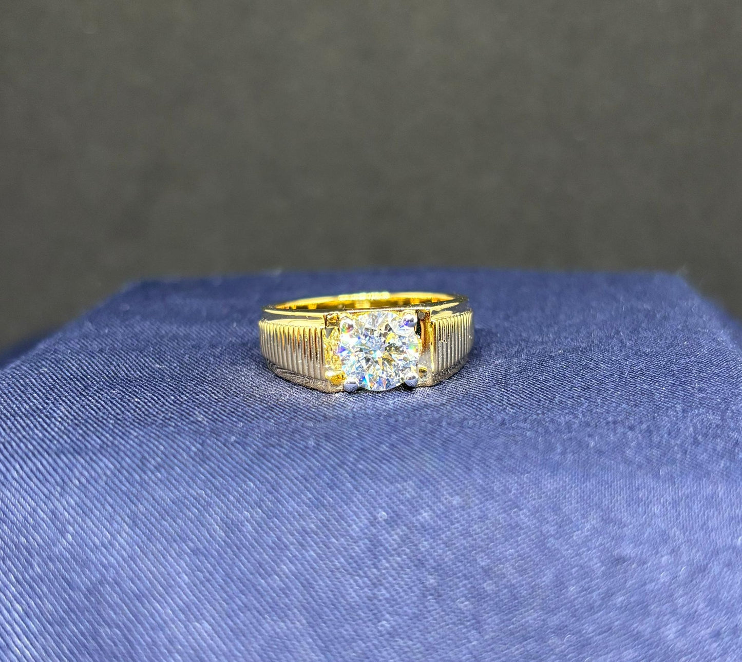 NESH Regal Solitaire Signet Ring
