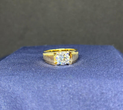 NESH Regal Solitaire Signet Ring