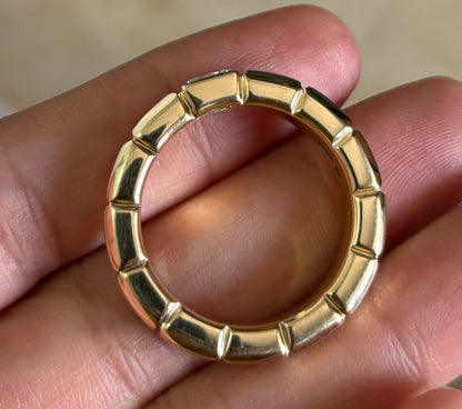 Aegis Brick Band – Princess-Cut Lab Diamond Ring