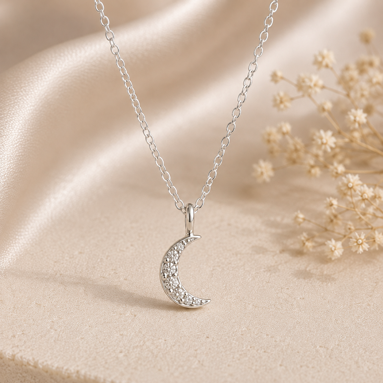 NESH Luna Crescent Pendant