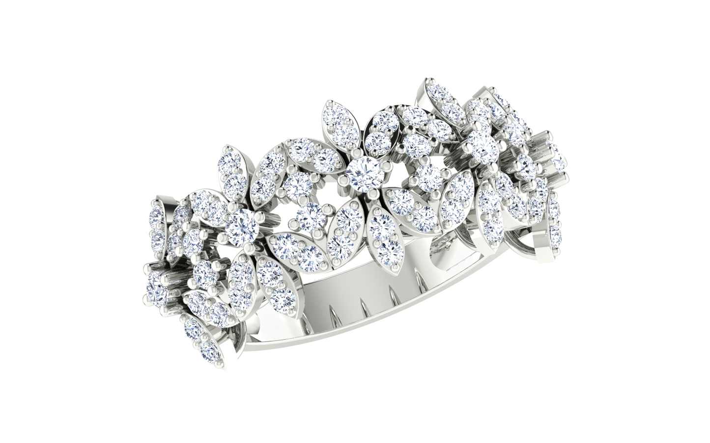 Blossom Halo Diamond Ring