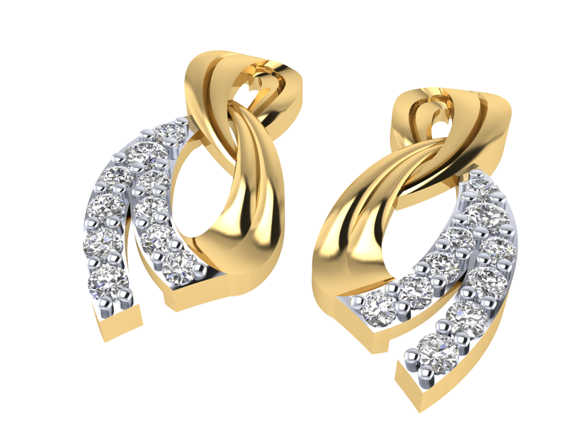 Golden Infinity Earrings