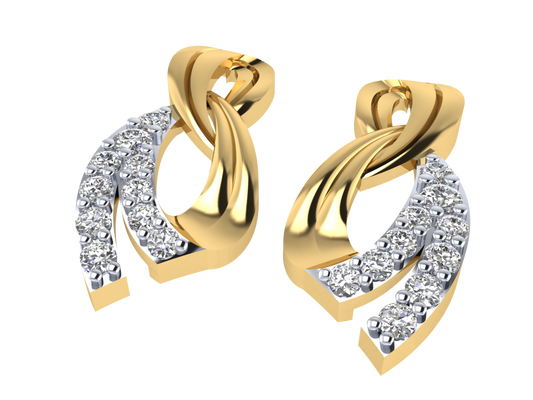 Golden Infinity Earrings