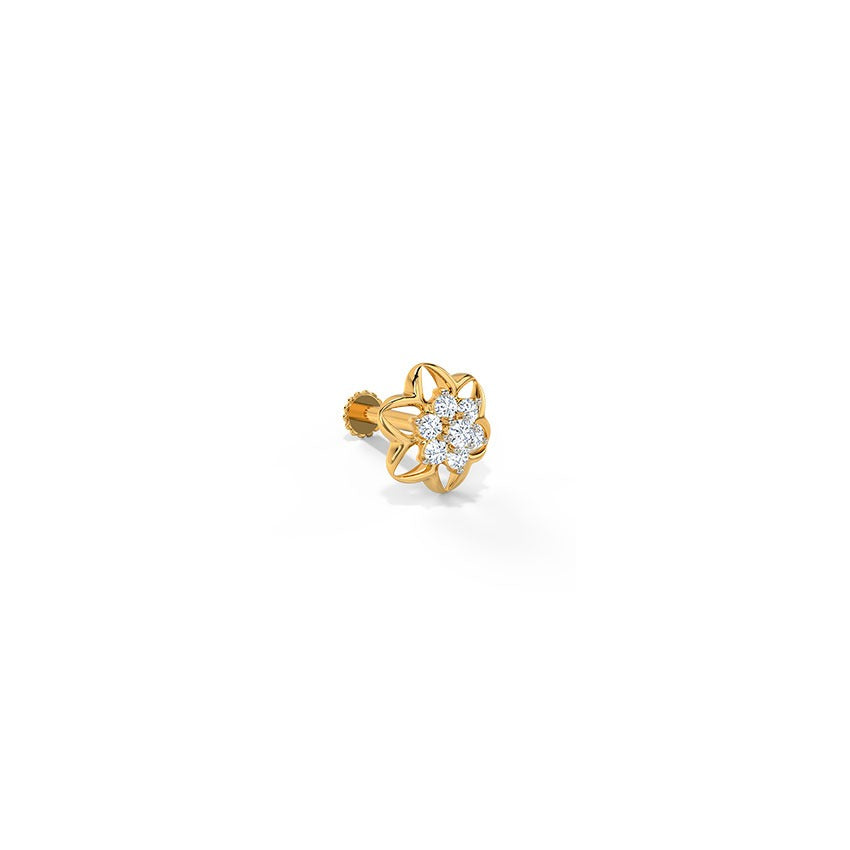 Blossom Delight Diamond Nose Stud