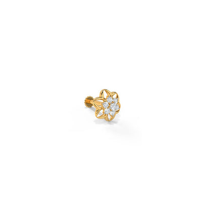 Blossom Delight Diamond Nose Stud