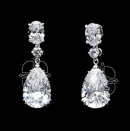 Radiance Drop Diamond Earrings