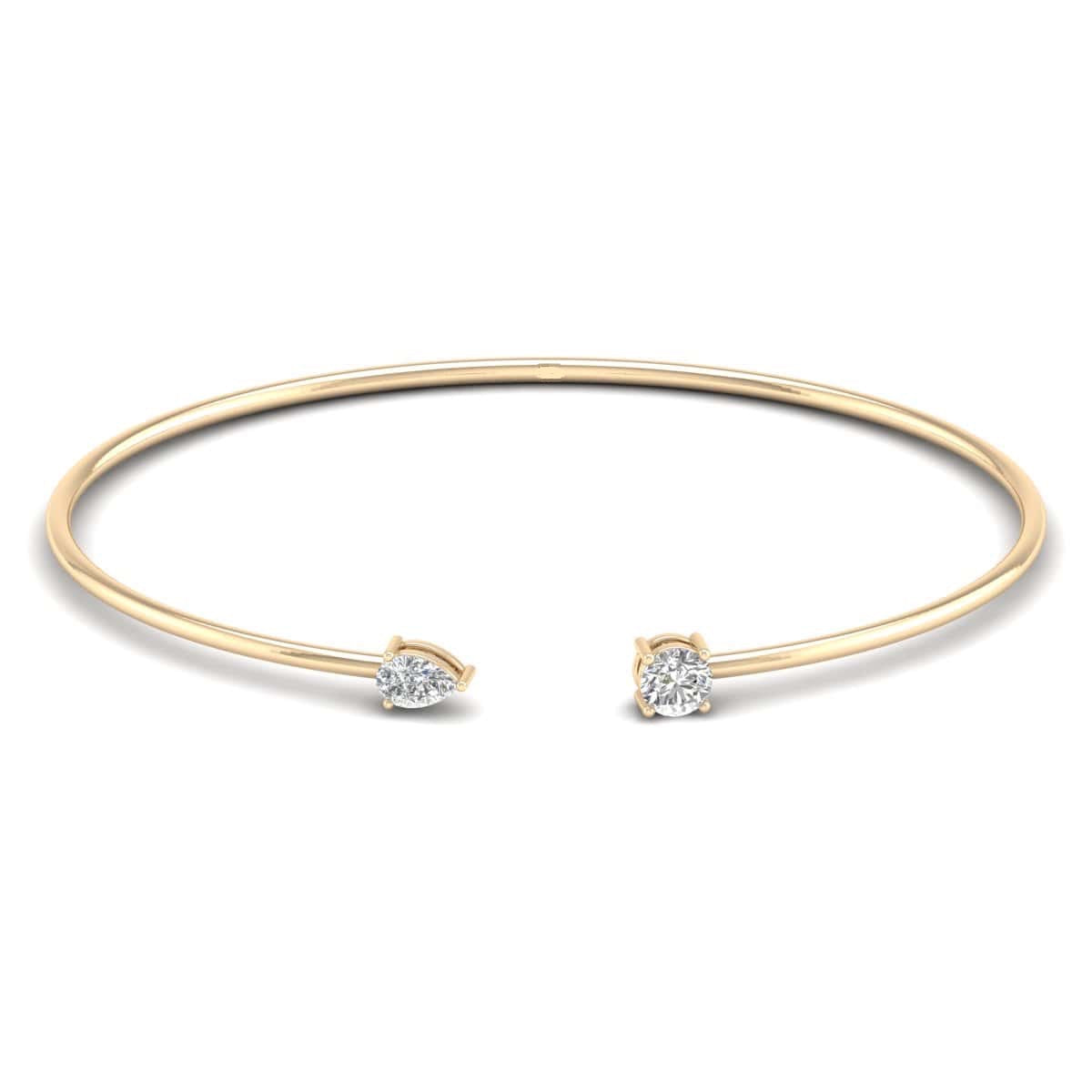 Open Elegance Diamond Bracelet