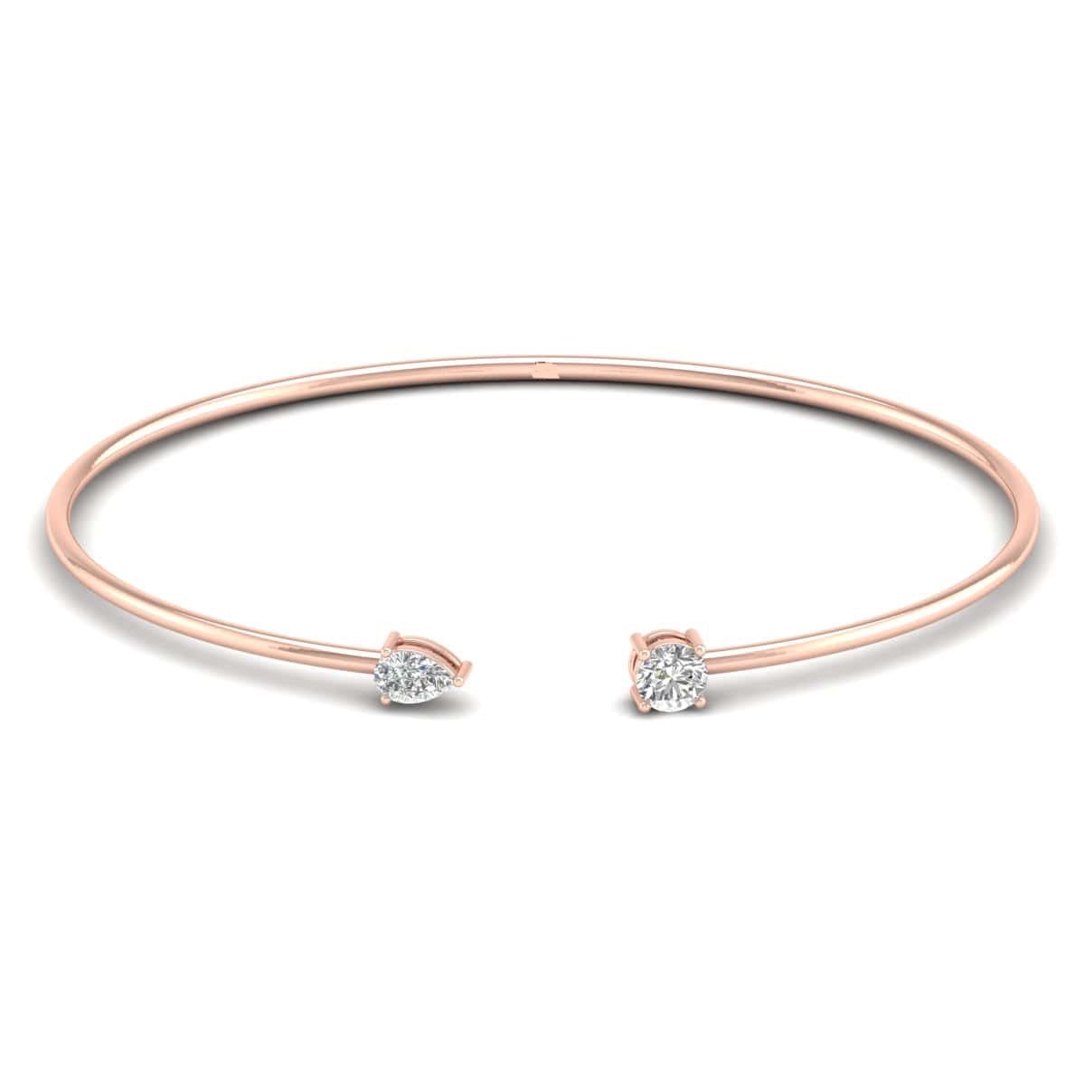 Open Elegance Diamond Bracelet