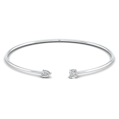 Open Elegance Diamond Bracelet