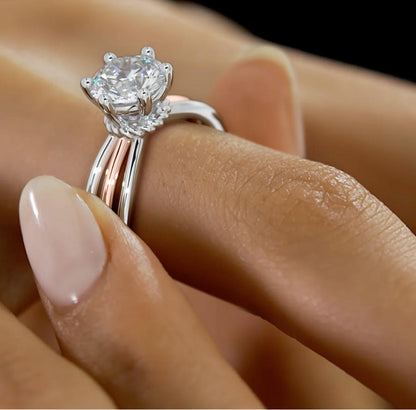 Aube Nouvelle Solitaire Ring