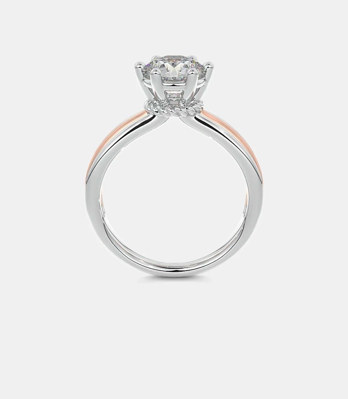 Aube Nouvelle Solitaire Ring