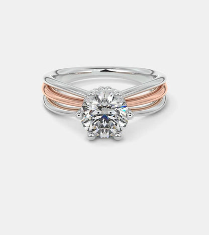 Aube Nouvelle Solitaire Ring