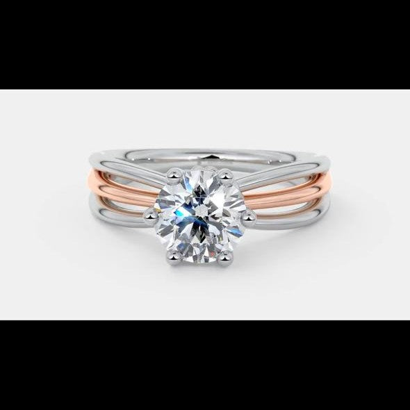 Aube Nouvelle Solitaire Ring