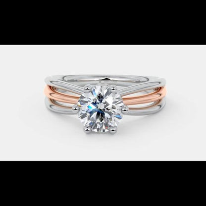 Aube Nouvelle Solitaire Ring