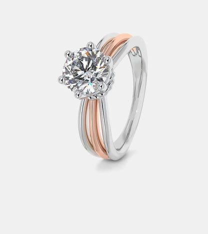 Aube Nouvelle Solitaire Ring